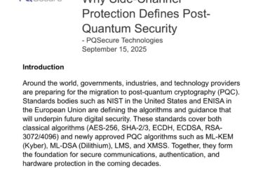 From Theory to the Field: Why Side-Channel Protection Defines Post-Quantum Security